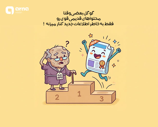 دلیل رتبه برتر شدن یک مقاله آپدیت شده چیست؟
