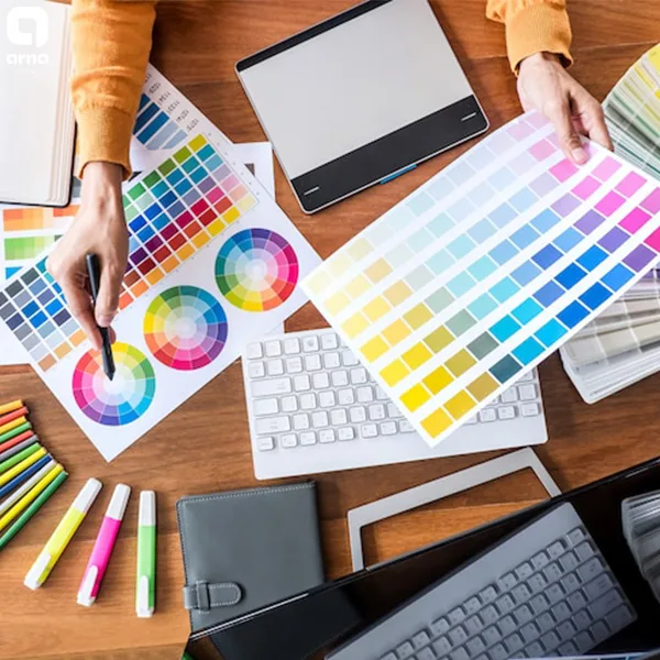 شناخت تفاوت رنگ‌های تصاویر دیجیتالی و چاپ در طراحی کاتالوگ